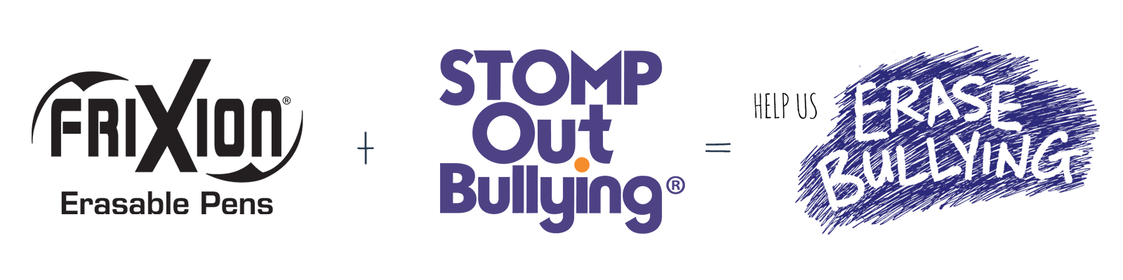 Frixion Pens + STOMP Out Bullying = Erase Bullying